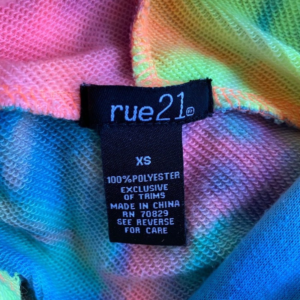 Rue 21 Tie Dye Cropped Hoodie
